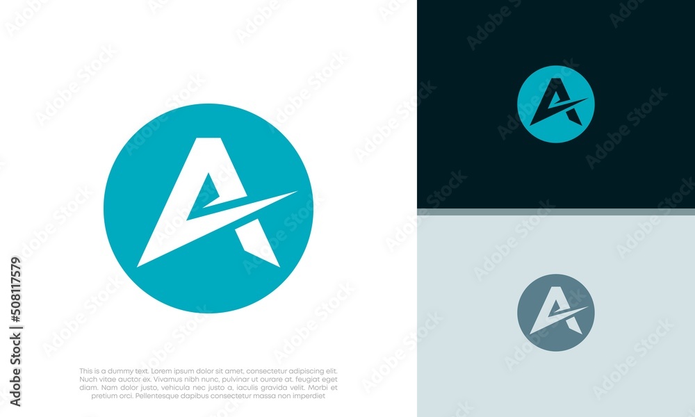 Initials A logo design. Initial Letter Logo. Innovative high tech logo template. Initials A logo design. Initial Letter Logo. Innovative high tech logo template.