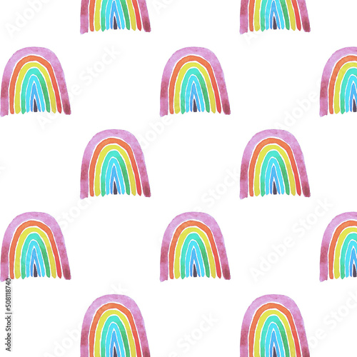 colorful rainbow pattern use a design fabric stickers background ect