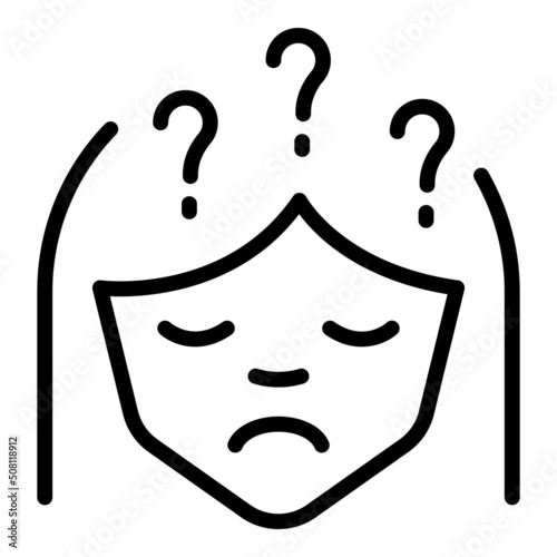 Healthy mind icon outline vector. Stress reduction. Soul body