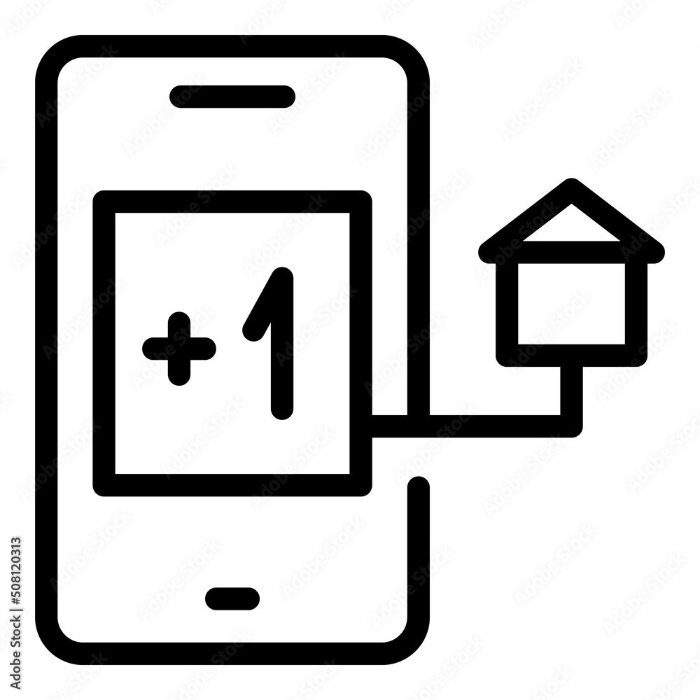 Online house bid icon outline vector. City stay. Corona child Online house bid icon outline vector. City stay. Corona child