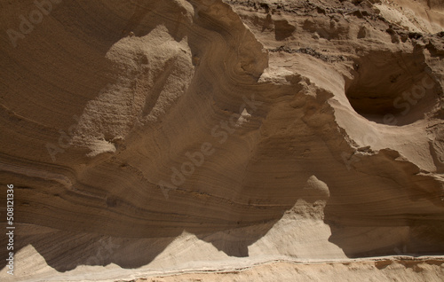 Gran Canaria, amazing sand stone erosion figures in ravines on Punta de las Arenas cape on the western part of the island, also called Playa de Artenara
 photo