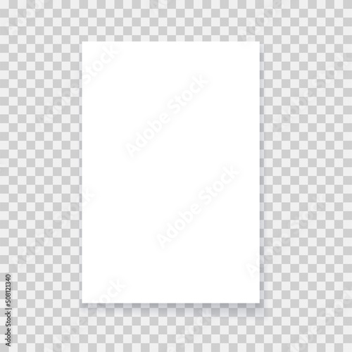 paper blank mockup