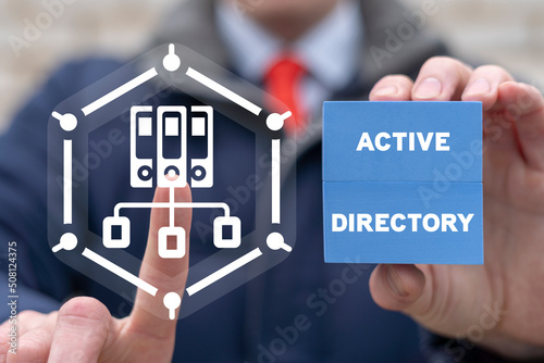 Fotografi Active Directory Service Business Concept