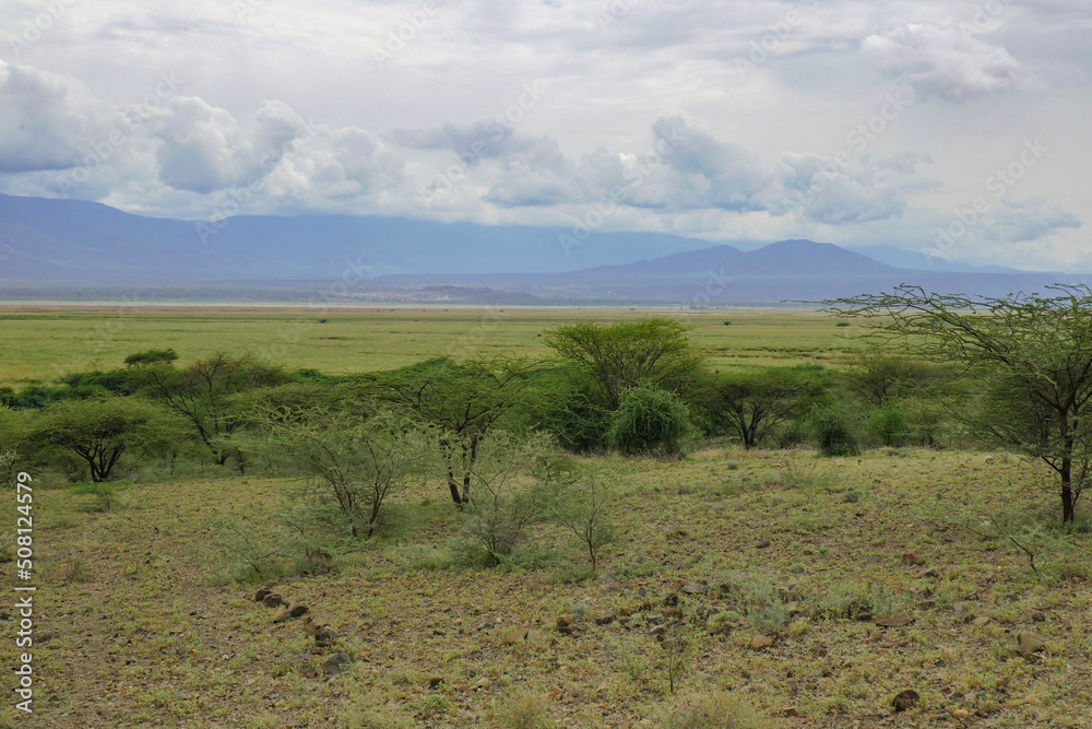 Scenic mountain landscapes at Shompole Conservancy in Kajiado County, Kenya