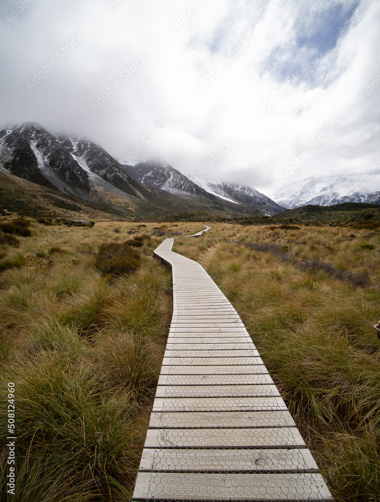 Snow mountain trail Snow mountain trail
