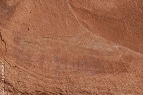 Fotografija Faded pictograph on a canyon wall