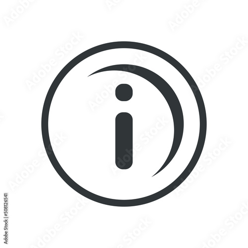 flat exclamation symbol design