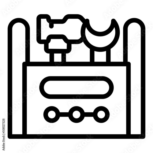 Remodeling tools icon outline vector. Home design. Remodel apartment