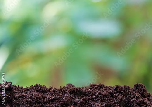 soil and natural background