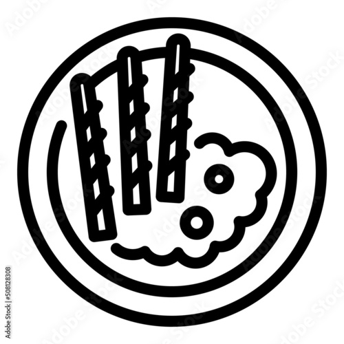 Soy food breakfast icon outline vector. Soybean milk. Oil plant