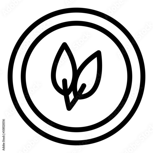 Soy plant icon outline vector. Food soya. Bean oil