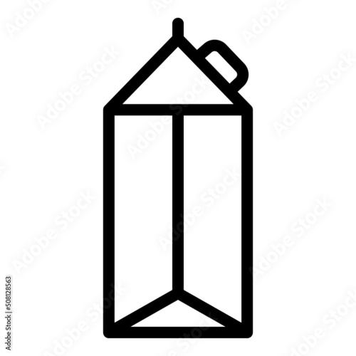 Milk soy pack icon outline vector. Food soya. Skin plant