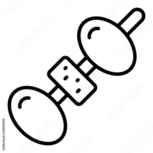 Drink olives stick icon outline vector. Olive food. Extra vegetable