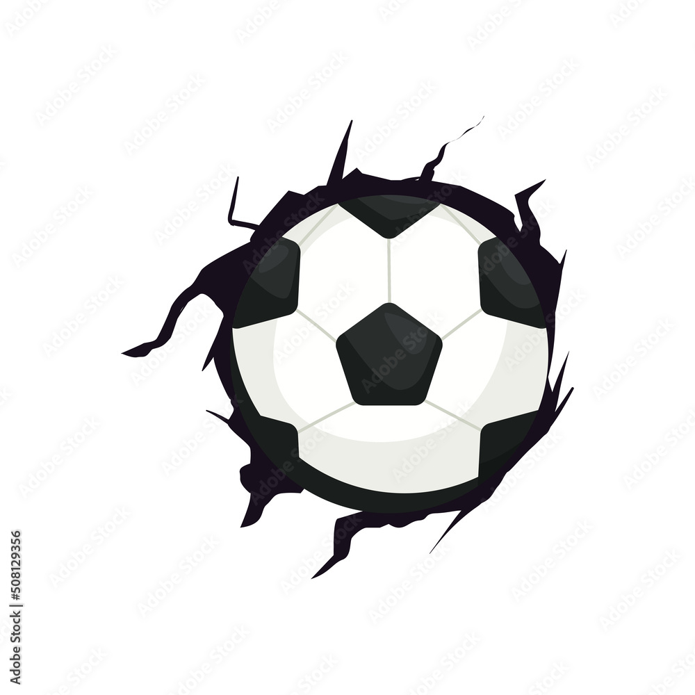 Fototapeta premium soccer ball seal