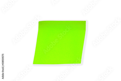 Sticky stationery stick on a white background