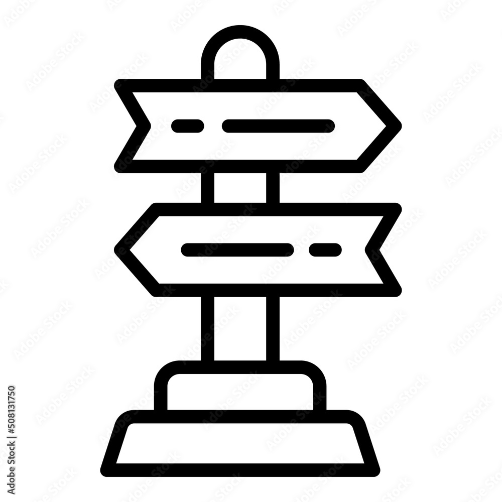 Direction coaching icon outline vector. Office consult. Chart attack