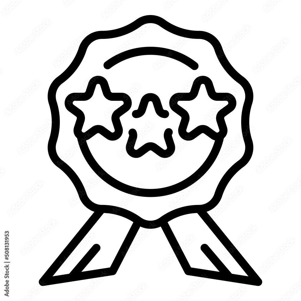 Expert emblem icon outline vector. Business cyber. Chart attack Expert emblem icon outline vector. Business cyber. Chart attack