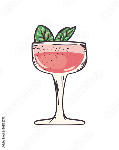pink cocktail design