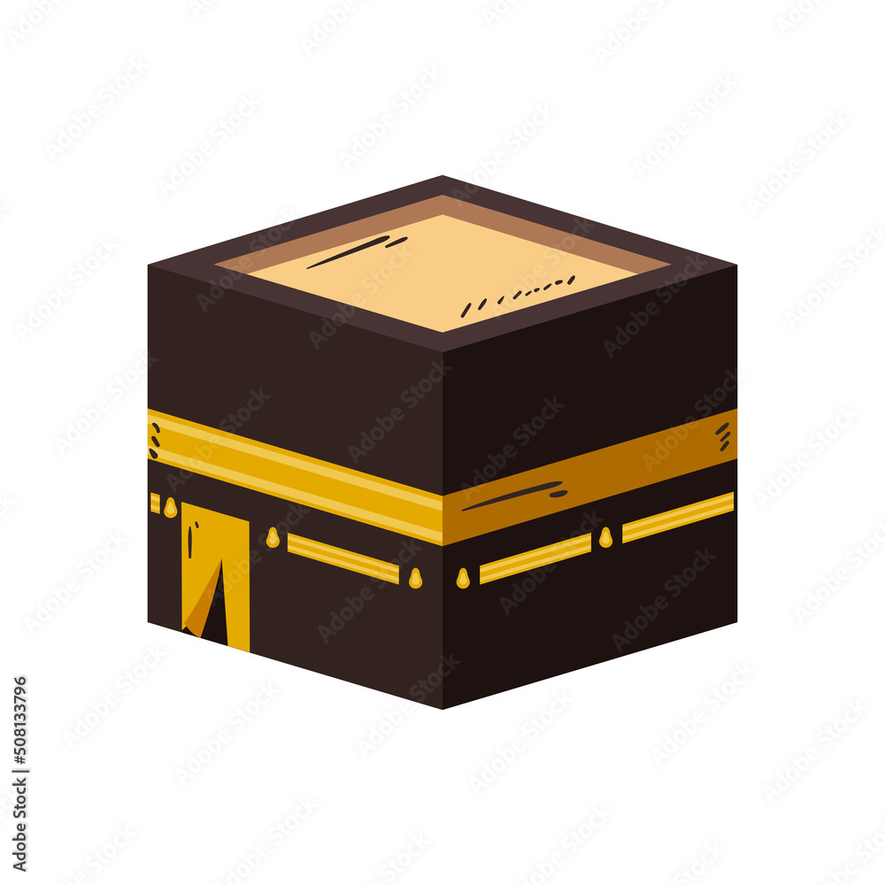 flat muslim kaaba design flat muslim kaaba design