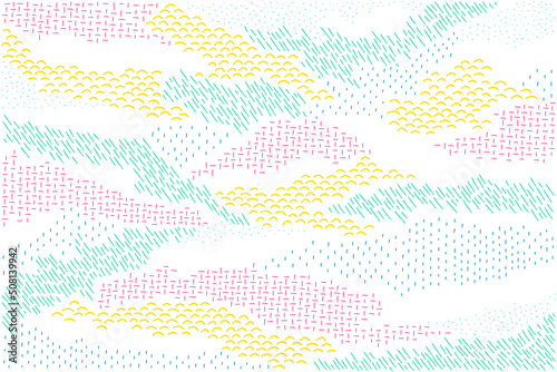 Abstract texture handwork vector color background