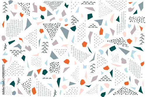 Abstract texture handwork vector colour background