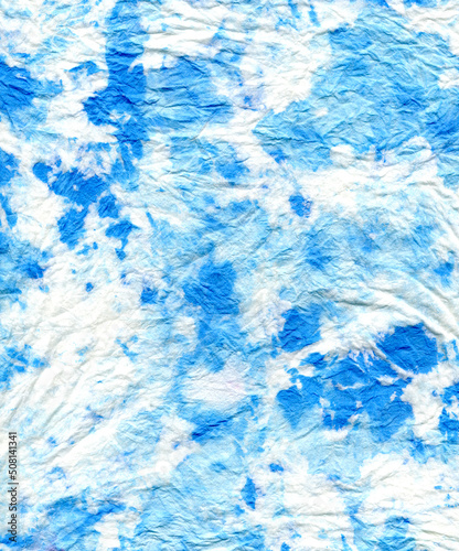 Abstract Painted Blue Textured Background Motteled Background