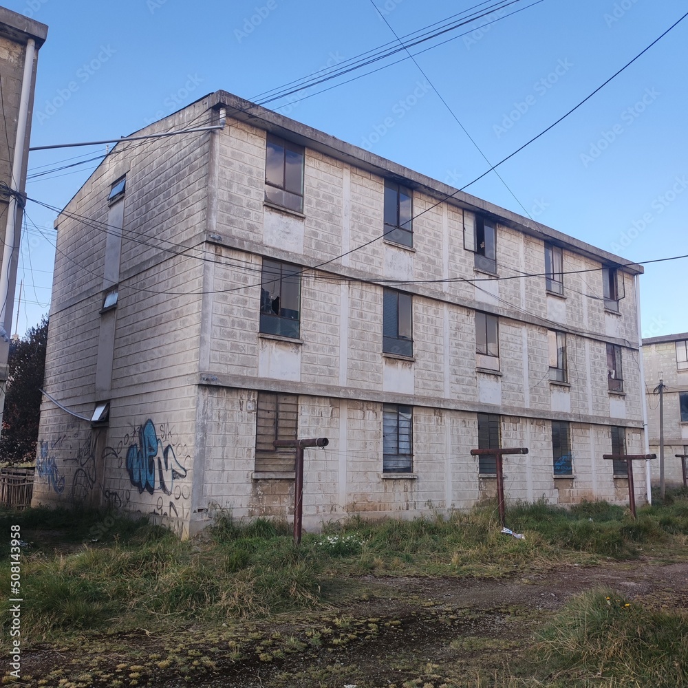 abandoned factory building