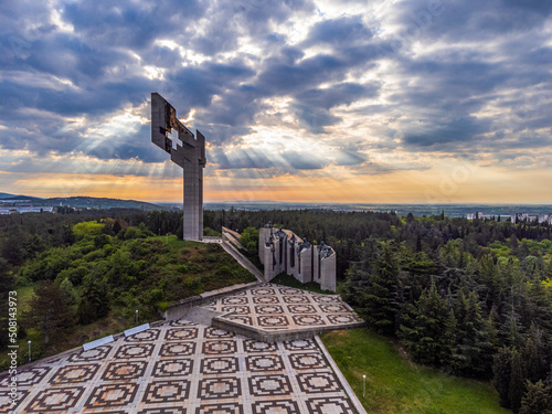 Samara flag, Stara Zagora, Bulgaria photo