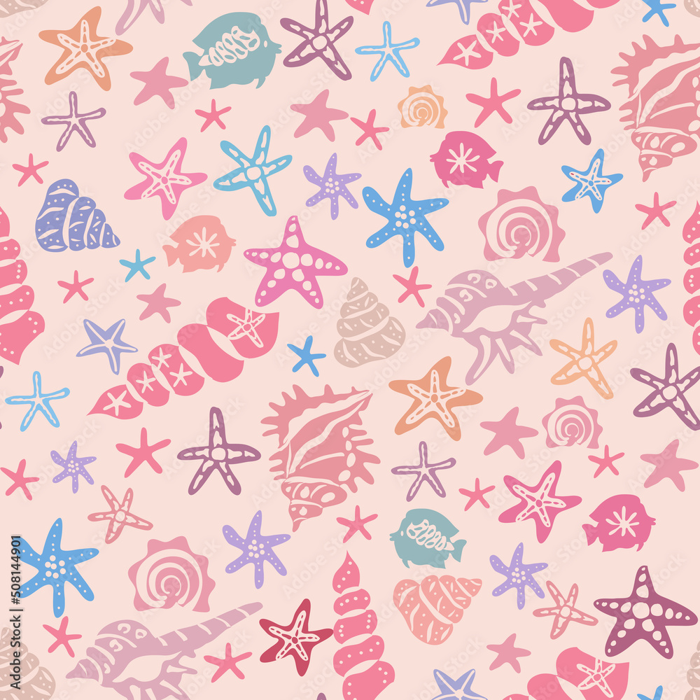 Fototapeta premium Sea pattern 10