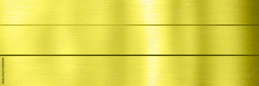Gold metal background. Brushed metallic texture. 3d rendering