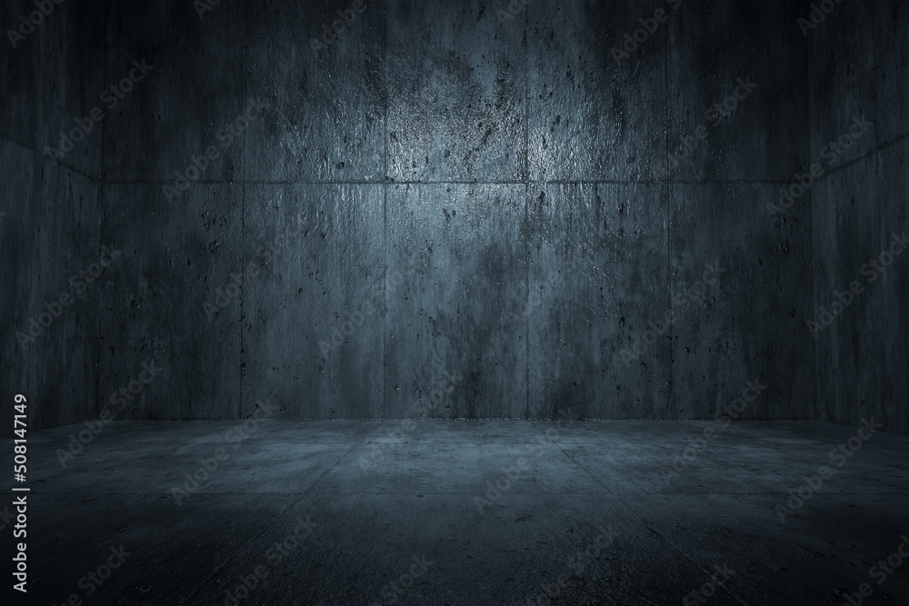 Grunge abstract room with urban metallic background. 3d rendering Grunge abstract room with urban metallic background. 3d rendering
