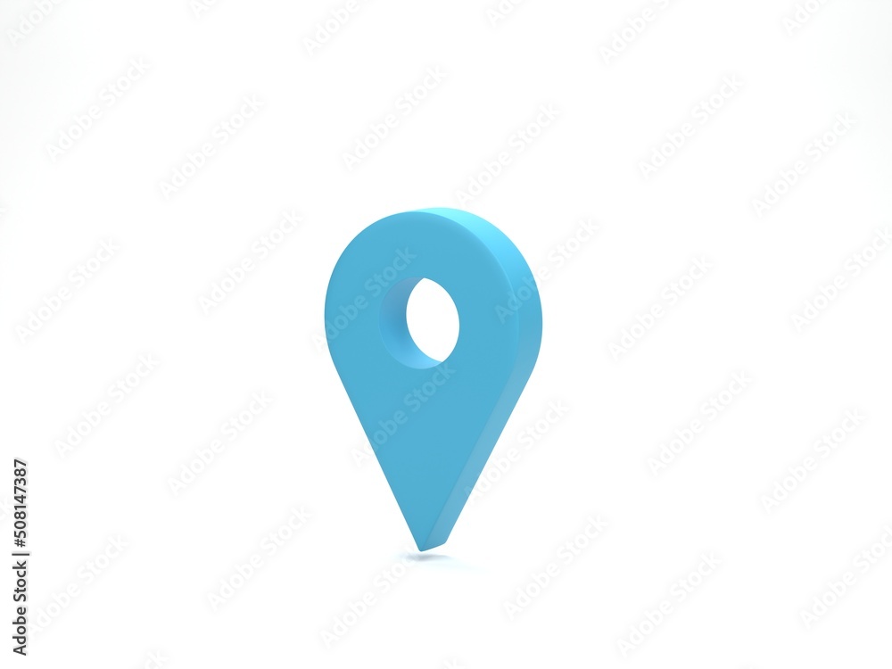 3d rendering, 3d illustration. Location map pin gps pointer markers. Map pointer isolated on white background. 3d rendering, 3d illustration. Location map pin gps pointer markers. Map pointer isolated on white background.