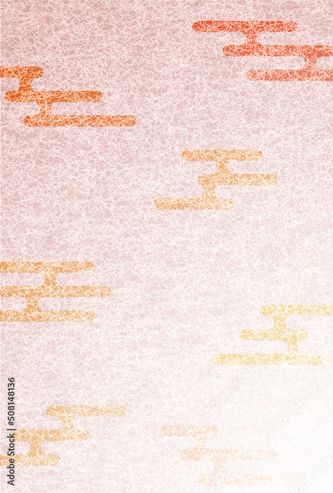 Fototapeta premium 和柄 文様 秋 背景