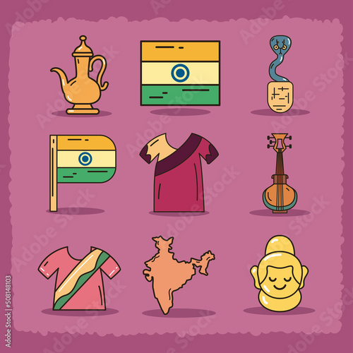 nine flat india items