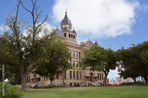 Denton County Courthouse in downtown Denton, TX photo