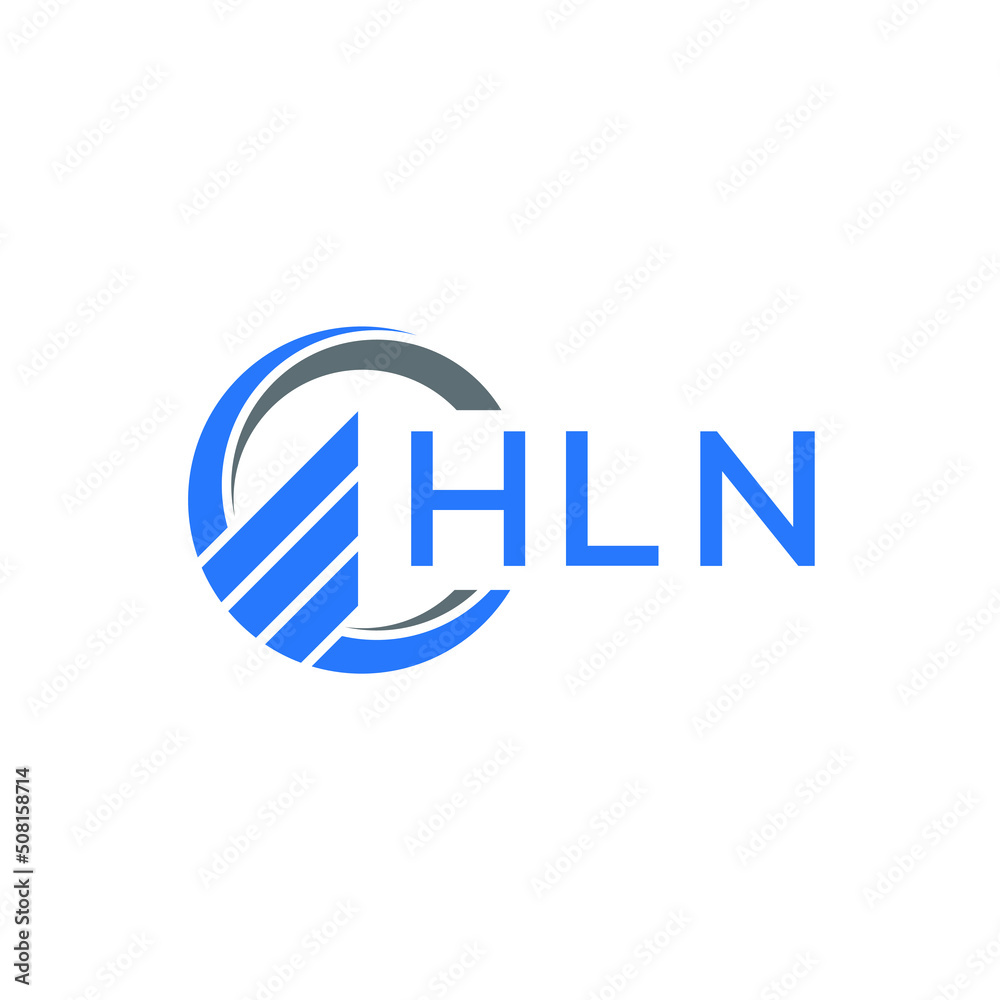 HLN Flat accounting logo design on white background. HLN creative initials Growth graph letter logo concept. HLN business finance logo design. HLN Flat accounting logo design on white background. HLN creative initials Growth graph letter logo concept. HLN business finance logo design.