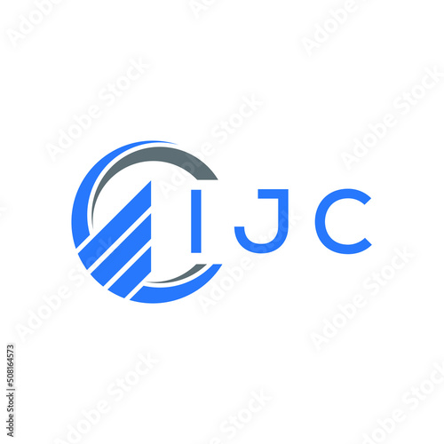 Free Download IJC Flat accounting logo design on white background. IJC creative initials Growth graph letter logo concept. IJC business finance logo design.  - GFXLoad