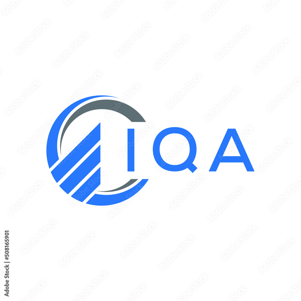IQA letter logo design on white background. IQA creative initials letter logo concept. IQA letter design. IQA letter logo design on white background. IQA creative initials letter logo concept. IQA letter design.