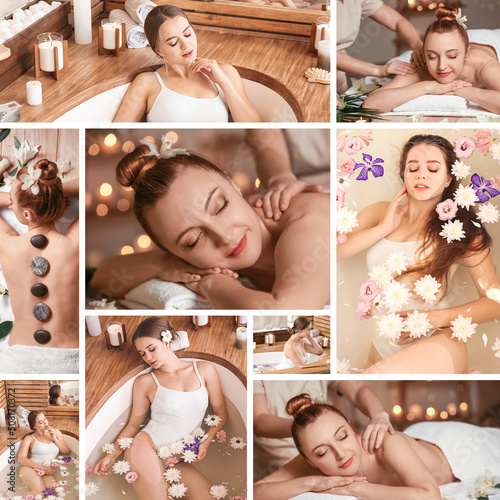 Collage with beautiful wome...