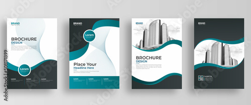 Brochure template flyer design vector .Corporate business presentation brochure template, a4 brochure design template 