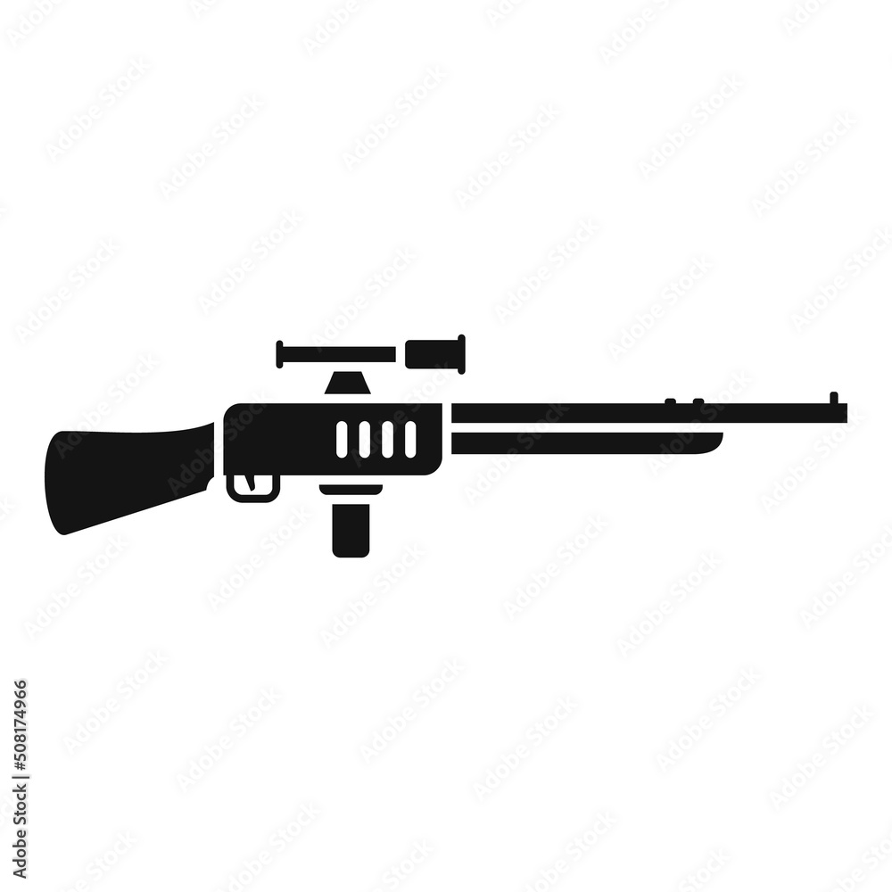 War sniper icon simple vector. Weapon gun War sniper icon simple vector. Weapon gun