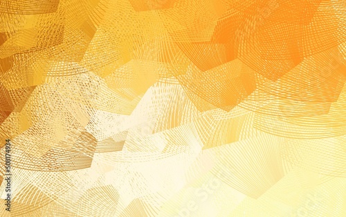 Light Orange vector layout with wry lines.