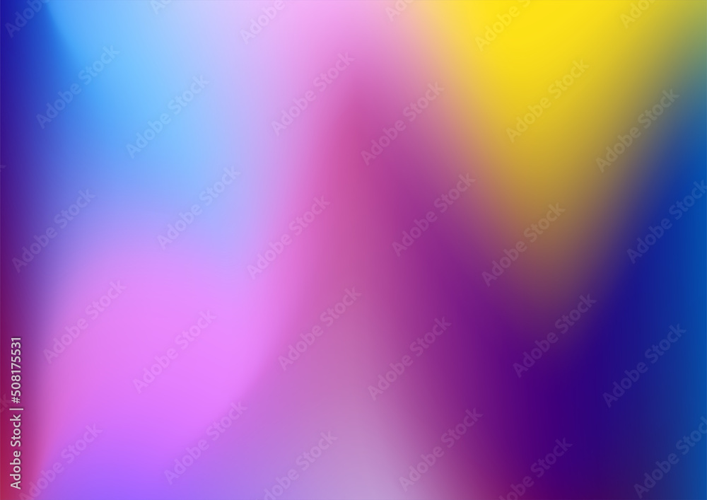 Spring summer theme blurred background with abstract light blurred color gradient. Smooth template for your graphic design. Vector illustration.