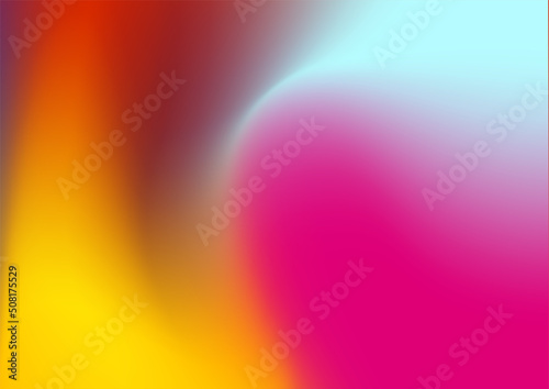 Spring summer theme blurred background with abstract light blurred color gradient. Smooth template for your graphic design. Vector illustration.