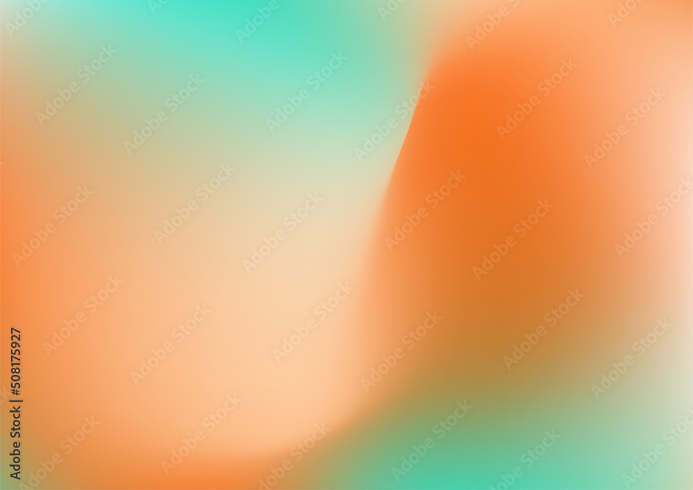 Blurred background with modern abstract blurred red pink neon orange green and dark blue gradient. Smooth template for your graphic design. Vector illustration. Blurred background with modern abstract blurred red pink neon orange green and dark blue gradient. Smooth template for your graphic design. Vector illustration.