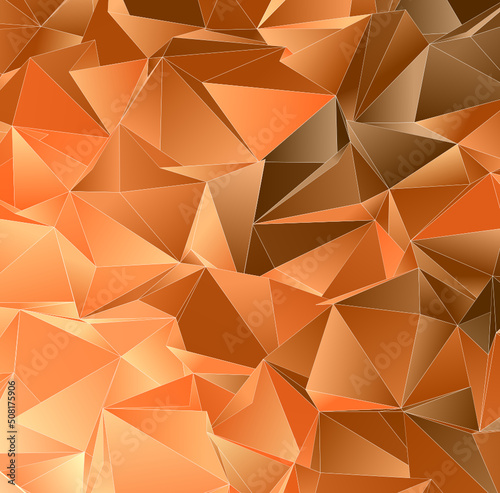 Colorful geometric abstract background. 3d vector wallpaper