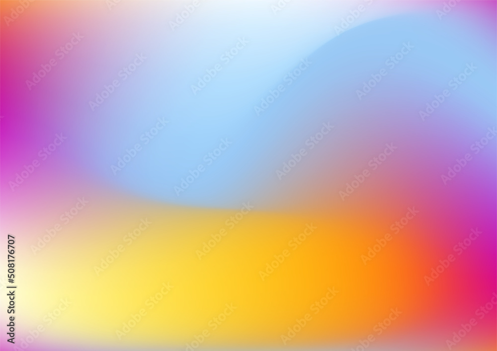 Naklejka premium Abstract gradient blurred background with orange blue pink purple violet neon and bright colors