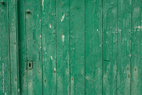 green wooden texture background old ancient fence wood vertical plank panel