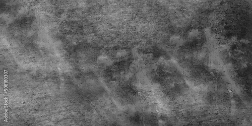 Black stone wall Monochrome gray aquarelle painted paper textured canvas for design, vintage card, retro template. old grungy texture, grey concrete wall