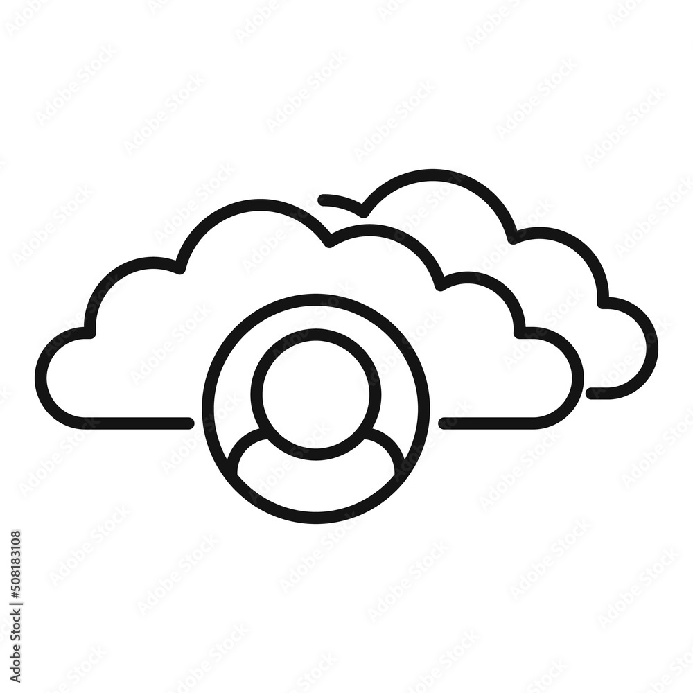 Data communication icon outline vector. Business message Data communication icon outline vector. Business message